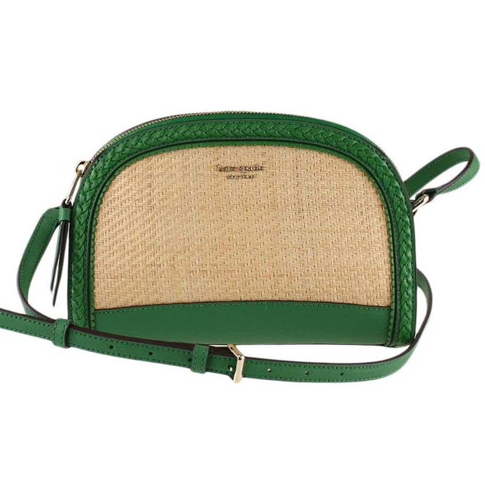 Kate Spade Reiley Straw Dome Cross Body Bag - Picture 3 of 8
